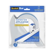 Scotch Blue Painters Tape Applicator, White, TA3-SB-ES, Includes 1 Roll, 1.41 in.