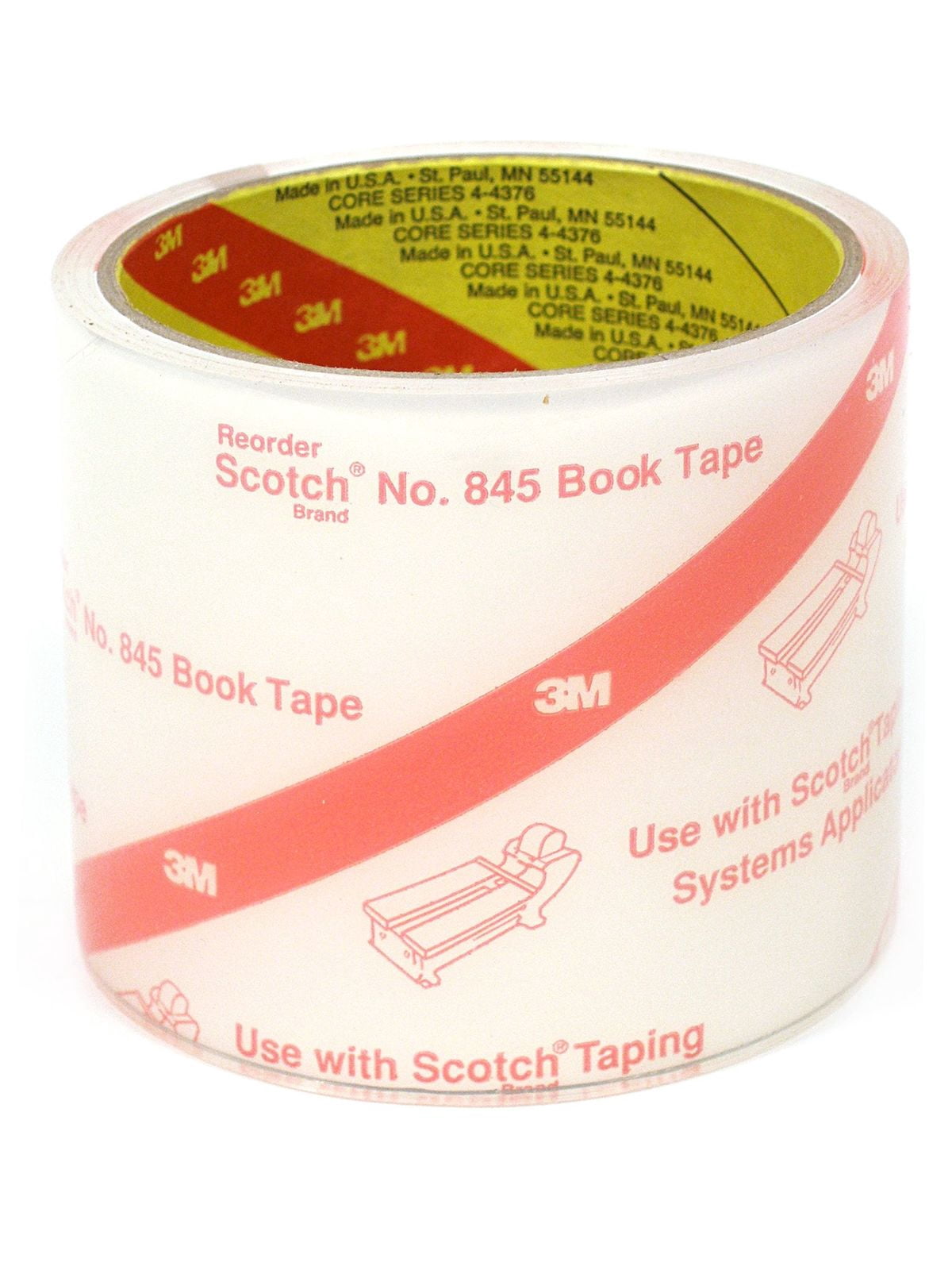 Scotch Book Tape 845 3 in. x 15 yd. roll (pack of 2)