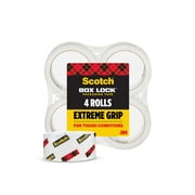 Scotch Box Lock Packaging Tape, Clear, 1.88 in. x 54.6 yd, 4 Rolls
