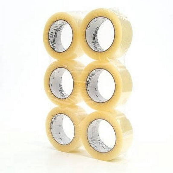 Scotch Box Sealing Tape 311 PK6 Clear, 48 mm x 100 m, Performance, Conveniently Packaged (Pack of 6)