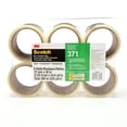 thumbnail image 1 of Scotch Box Sealing Tape 371, Clear, 72 mm x 50 m, 24 per case (6 rolls/pack 4 packs/case), Conveniently Packaged, 1 of 1
