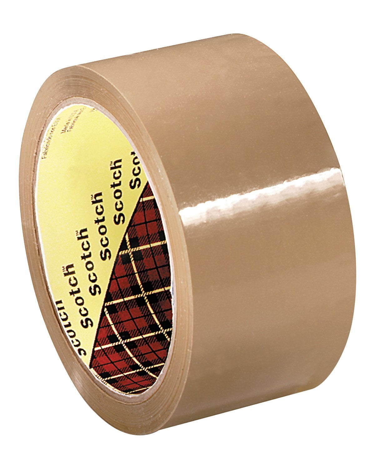 Scotch Box Sealing Tape 371 Tan, 48 mm x 100 m (Case of 36)