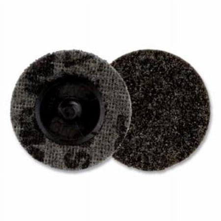 Scotch-Brite 2 in. 25000 RPM Roloc Precision Surface Extra Coarse Conditioning Disc, Dark Gray - Pack of 100