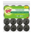 thumbnail image 1 of Scotch-Brite 2X Larger Stainless Steel Scrubbers Club Pack 16 Pk., 1 of 8