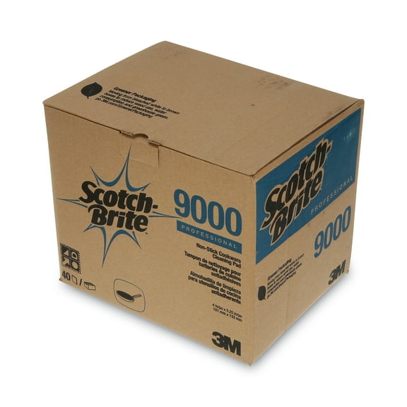 Scotch-Brite All-Purpose Scouring Pad 9000 4 x 5.25 Blue 40/Carton (MMM34738)