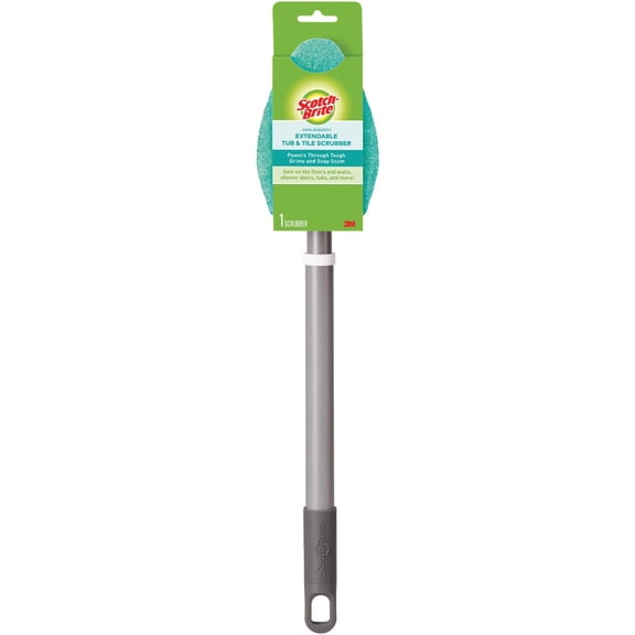 Scotch-Brite B002YLX690 Shower and Bath Pk 1 Scrubber Total, xx, Blue