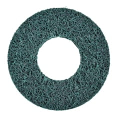 Scotch-Brite Clean and Strip XT Pro Extra Cut Disc, XC-DC, A/O Extra Coarse, Green, 7 in x 3-1/8 in, 15 ea/Case (Case of 15)