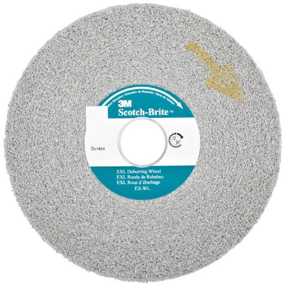 Scotch-Brite EXL Deburring Wheels - 3m s/b 6" 8amed whl048011-13616