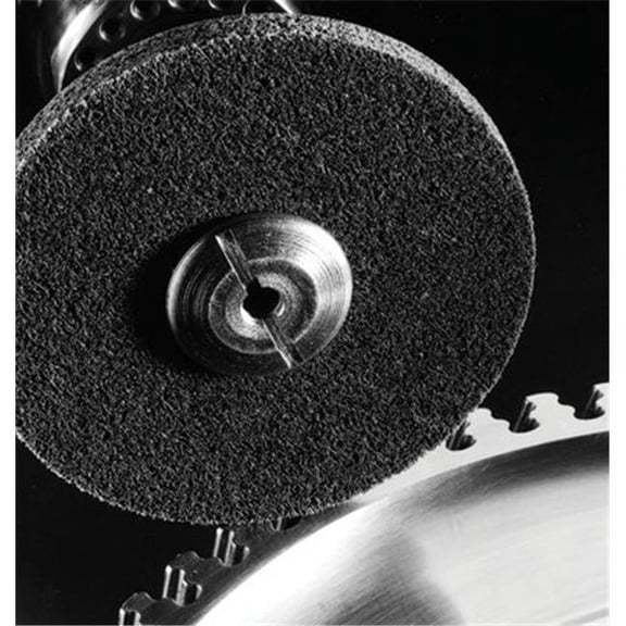 Scotch-Brite Cut and Polish Unitized Discs, 3 X 1/4, 18,100 Rpm, Aluminum Oxide