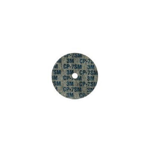 Scotch-Brite Cut and Polish Unitized Wheel, 1-1/2 in x 1/4 in x 3/16 in 7S MED