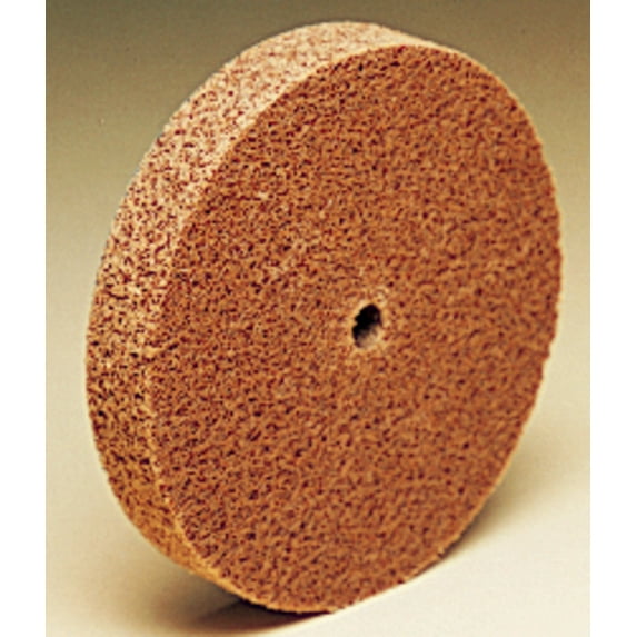 Scotch-Brite Cut and Polish Unitized Wheel, 2 in x 1/4 in x 1/4 in 7A MED, 60 per case