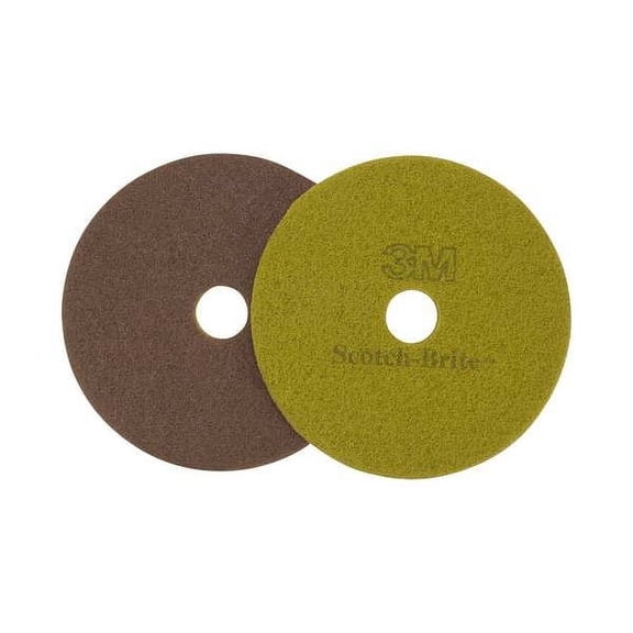 Scotch-Brite Diamond Pad Plus,17 in Dia,Sienna,PK5 10047