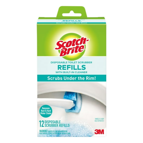 Scotch-Brite Disposable Refills for Toilet Cleaning System, 12 Refills