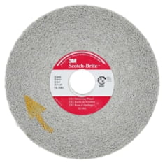 Scotch-Brite EX2 Deburring Wheel, X2-WL, 9S Fine, 6 in x 1/2 in x 1 in, 4 ea/Case (Case of 4) SKU 7010366407