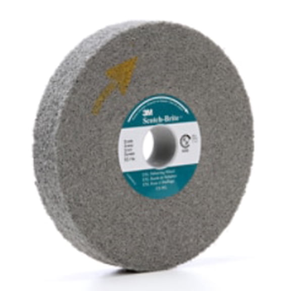 Scotch-Brite EXL Deburring Convolute Wheel, XL-WL, 8A Medium, 6 in x 2 in x 1 in, 2 ea/Case (Case of 2) SKU 7000120909