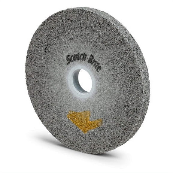 Scotch-Brite EXL PRO Deburring Wheel, 6 in x 1/2 in x 1 in 10S FIN