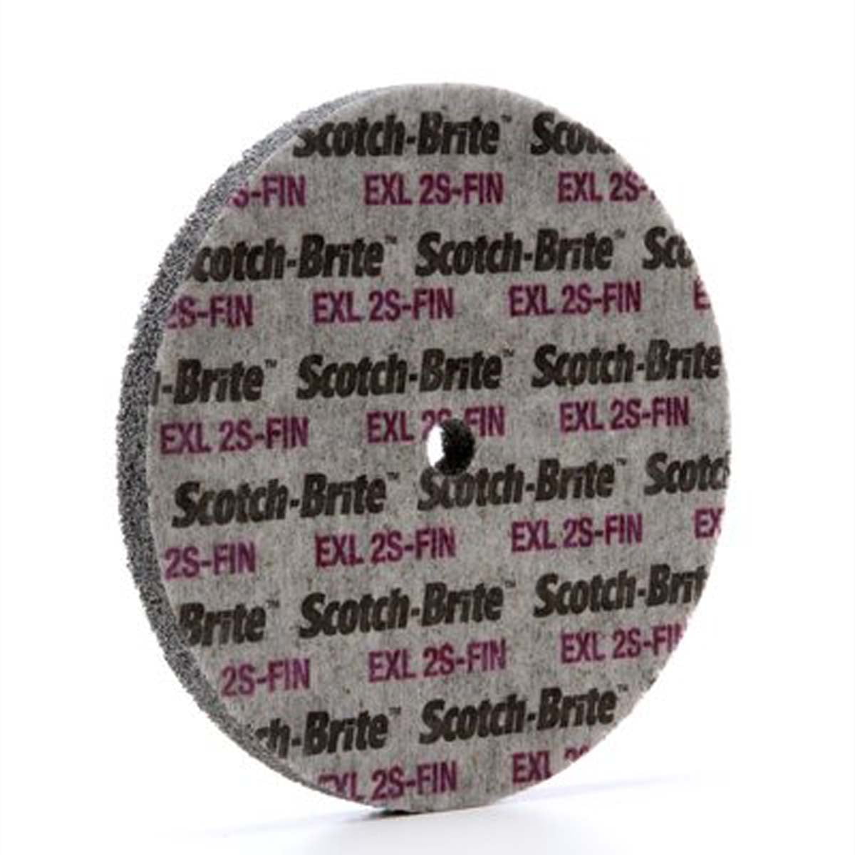 ScotchBrite EXL Unitized Wheel, 6 in x 1/2 in x 1/2 in, 2S FIN