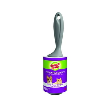 Scotch-Brite Extra Sticky Pet Lint roller 90 Sheets per Roll