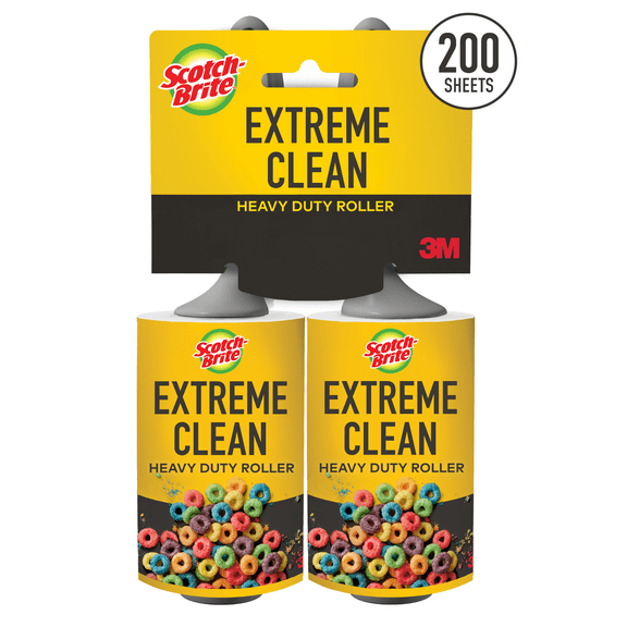 Scotch-Brite Extreme Clean Lint Roller: 4 in. width 100 sheets