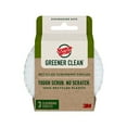 thumbnail image 1 of Scotch-Brite Greener Clean Recycled Scrubbing Circles, 3 Scrubbers, 1 of 10