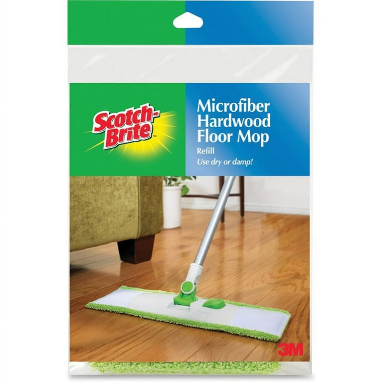 Scotch-Brite Hardwood Floor Mop - MicroFiber - 6 / Carton Scotch-Brite Hardwood Floor Mop - MicroFiber - 6 / Carton