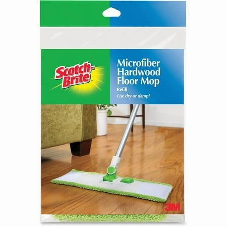 Scotch-Brite Hardwood Floor Mop Refill - Green