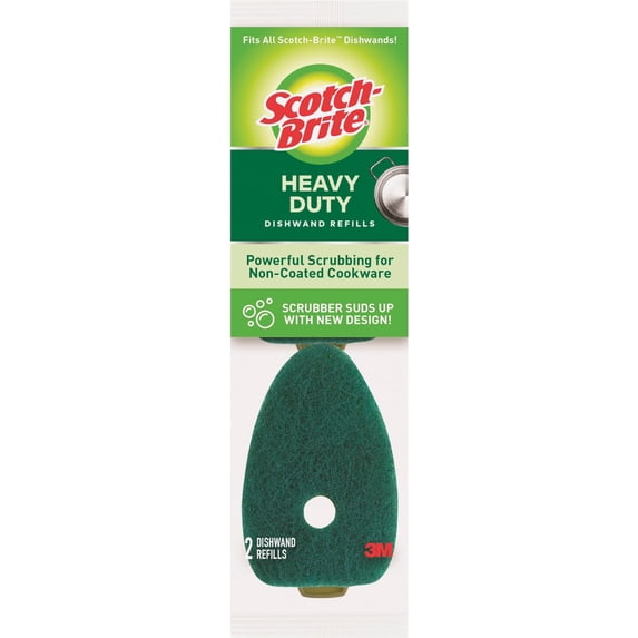 Scotch-Brite Heavy Duty Dishwand Refill, 2-Refills