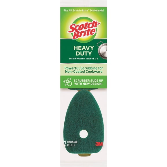 Scotch-Brite Heavy Duty Dishwand Refill, 2-Refills
