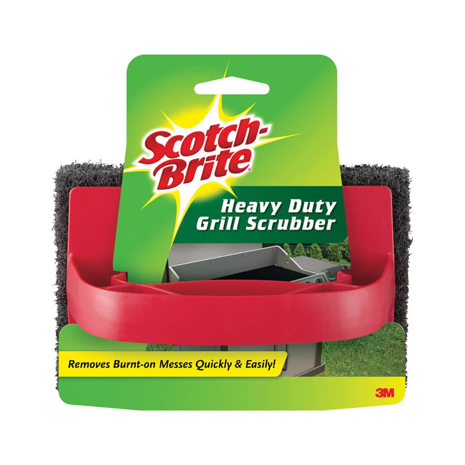 ScotchBrite Heavy Duty Grill Scrubber, 5.8 in. x 3.5 in, 1/Pack