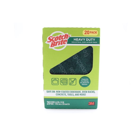 Scotch-Brite Heavy Duty Scour Pads - 20 Count