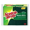 thumbnail image 1 of 3M Scotch-Brite Heavy Duty Scrub Sponge - Heavy Duty Sponge Scrubber - 6 Count, Green, 1 of 13