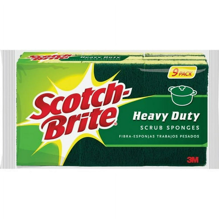 Scotch-Brite Heavy-Duty Scrub Sponges - 2.8 Scotch-Brite Heavy-Duty Scrub Sponges - 2.8