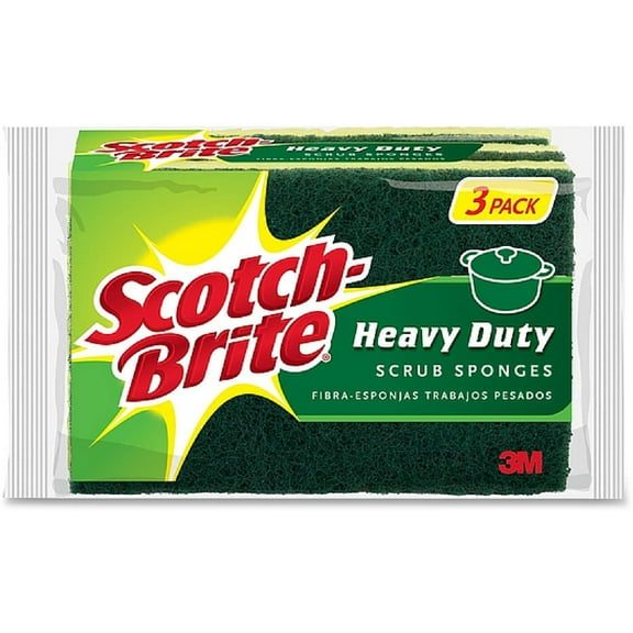 Scotch-Brite Heavy Duty Scrub Sponges 3 ea