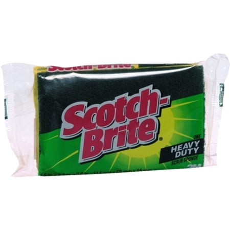 Scotch-Brite Kitchen Scrub Sponge - Household Cleaning - Pack of 2