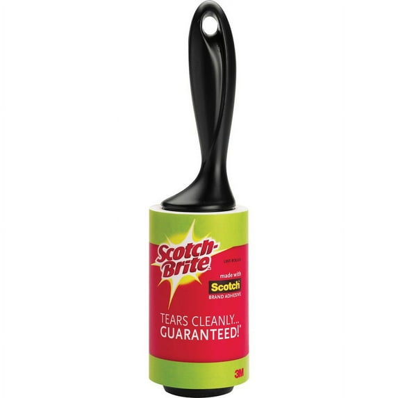 Scotch-Brite Lightweight Lint Roller - Black Plastic Handle - 1 / Each - Black | Bundle of 2 Each
