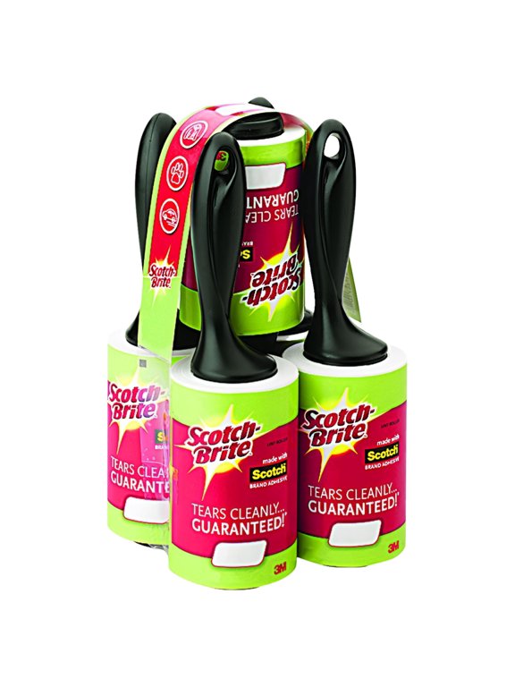 75-Sheet Lint Roller, 5 pk. - Black