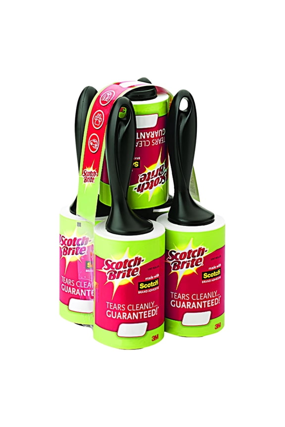 75-Sheet Lint Roller, 5 pk. - Black