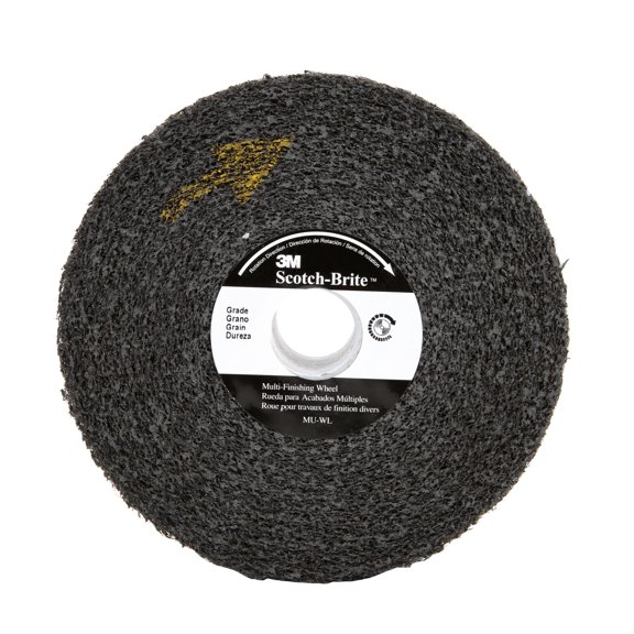Scotch-Brite Multi-Finishing Convolute Wheel, MU-WL, 4S Coarse, 16 in x 3 in x 10 in