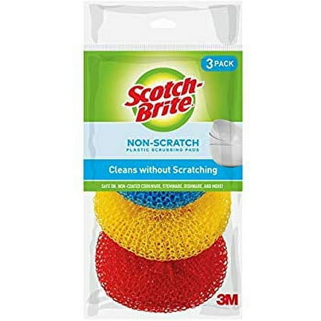 Scotch-Brite Multi-Purpose Plastic Scrubbing Pads (Pack of 3)