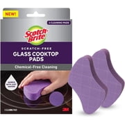 Scotch-Brite Non-Scratch Glass Cooktop Cleaning Pad, 2 Pads