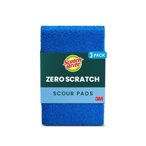 Scotch-Brite Zero Scratch Scour Pads, 3 Pack