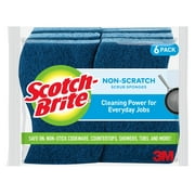 Scotch-Brite Non-Scratch Scrub Sponges, 6 Sponges