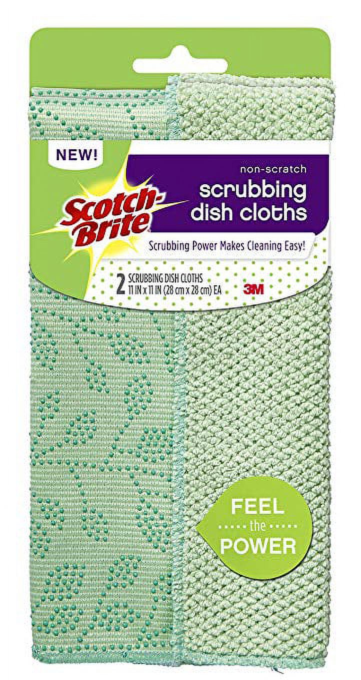 Scotch-Brite Non-Scratch Scrubbing Dish Cloths, 2 count - image 1 of 3