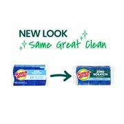 Scotch-Brite Non-Scratch, Zero Scratch Scrub Sponges, 9 Sponges
