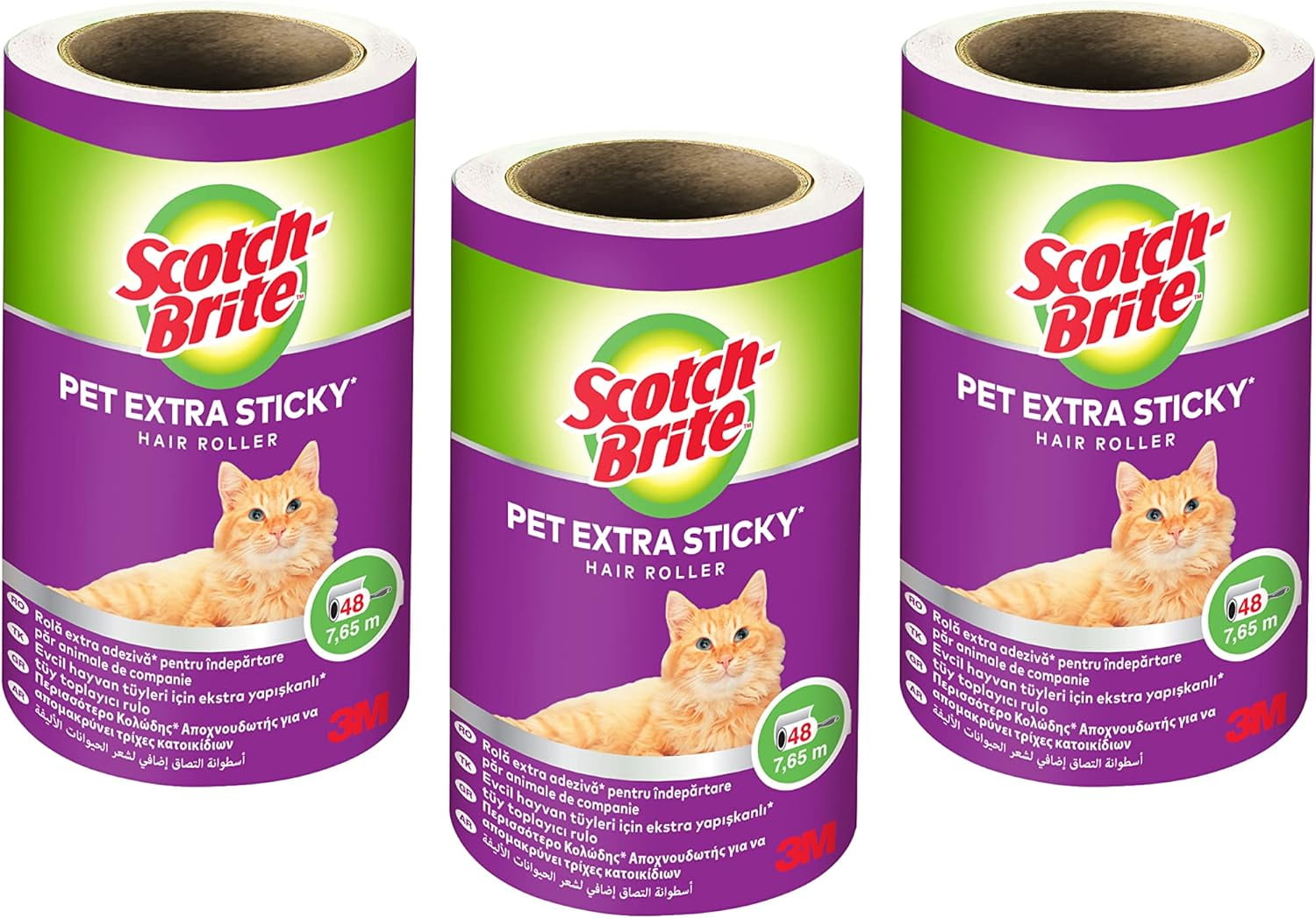 Brosse adhésive extra adhésive Scotch-Brite™ Pet Extra Sticky*pour