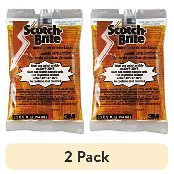Quick Clean Griddle Liquid, 3.2 oz Packet, 40/Carton Quick Clean Griddle Liquid, 3.2 oz Packet, 40/Carton