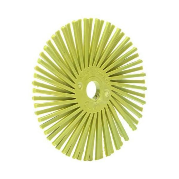 Scotch-Brite Radial Bristle Disc,TC,3In Dia,360G,PK40 61500187903