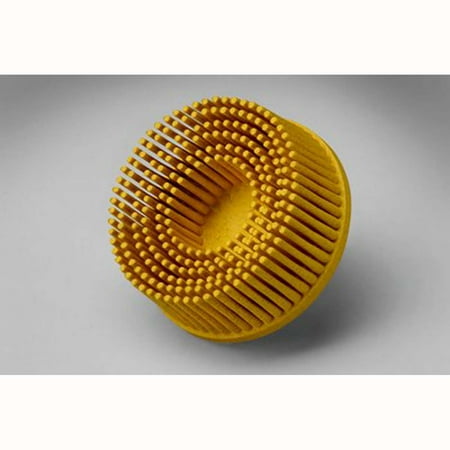 Scotch-Brite Roloc Bristle Disc, 2 in x 5/8 Tapered 80