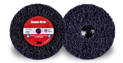 Scotch-Brite Roloc Clean and Strip XT Pro Disc - Silicon Carbide Mineral -  Metal Stripping Disc - Rust and Paint Remover - Pack of 10