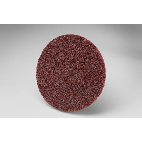 Scotch-Brite Roloc Surface Conditioning Disc, TR, 07483, 4 in x NH A MED, 10 per box, 10 boxes per case